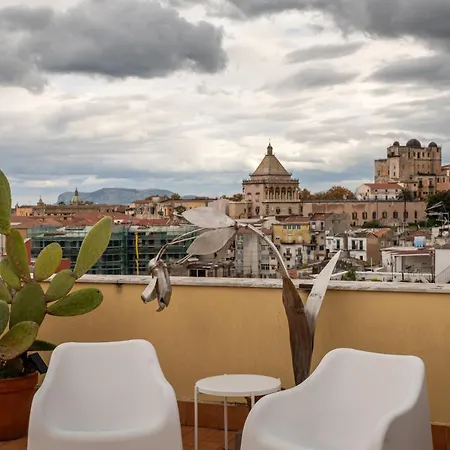 Terrace In The Sky Overlooking Historic Center Palermo